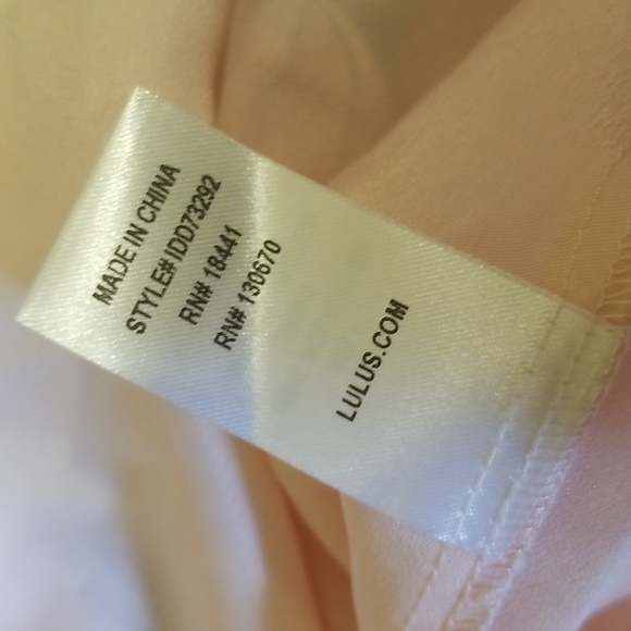 LuLus De Fleur Blush Floral Pink Ruffled Shoulder Maxi Dress NWT, Size Medium - Picture 14 of 15